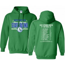 BSS 2023 Softball STATE-BOUND Hoodie (Irish Green)