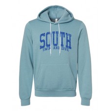 BSS 2024 Swim Bella Canvas Hoodie (Heather Blue Lagoon)