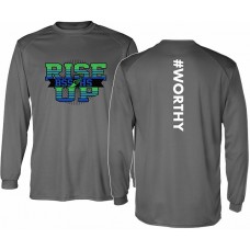 BSS 2024 Track Dry-Fit Long Sleeve Tee RISE UP (Charcoal)