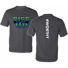 BSS 2024 Track Dry-Fit Short Sleeve Tee RISE UP (Charcoal)
